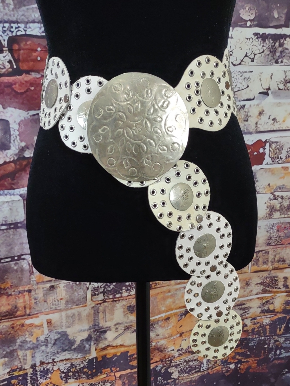 Vintage 80's Moroccan Leather Belt
